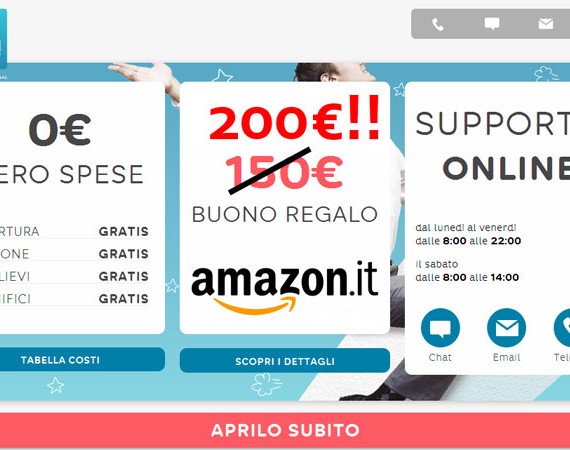 HelloBank 200 euro su Amazon gratis