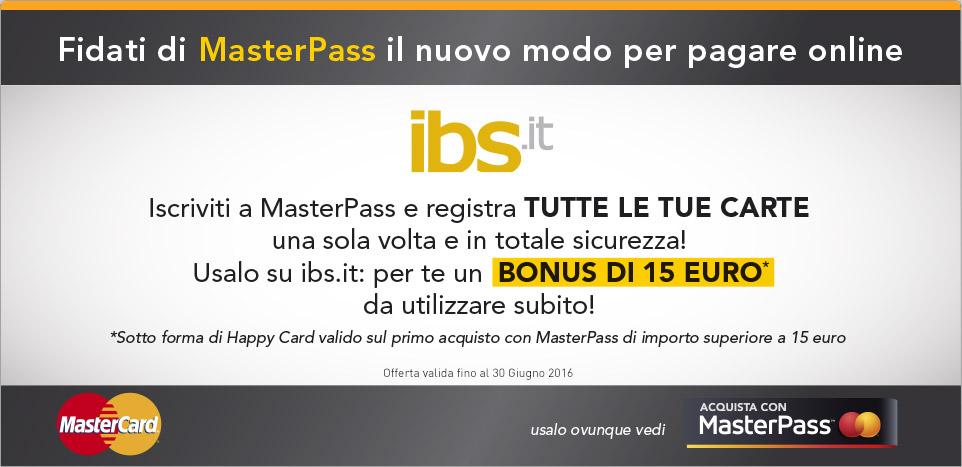 MasterPass e IBS 15€ di bonus