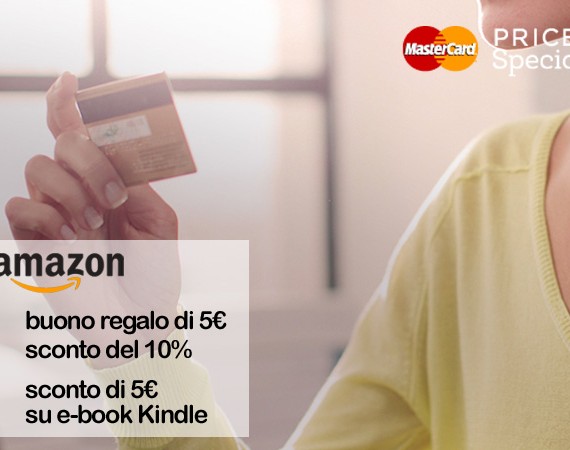 MasterCard Priceless: registrati e ottieni un buono da 5€ Amazon ed altri vantaggi