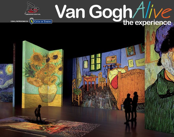 Van Gogh Alive - The Experience a Torino presso la Società Promotrice delle Belle Arti, fino al 26 giugno 2016.