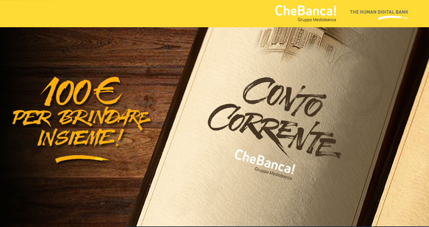 CheBanca! coupon da 100€ su Tannico.it