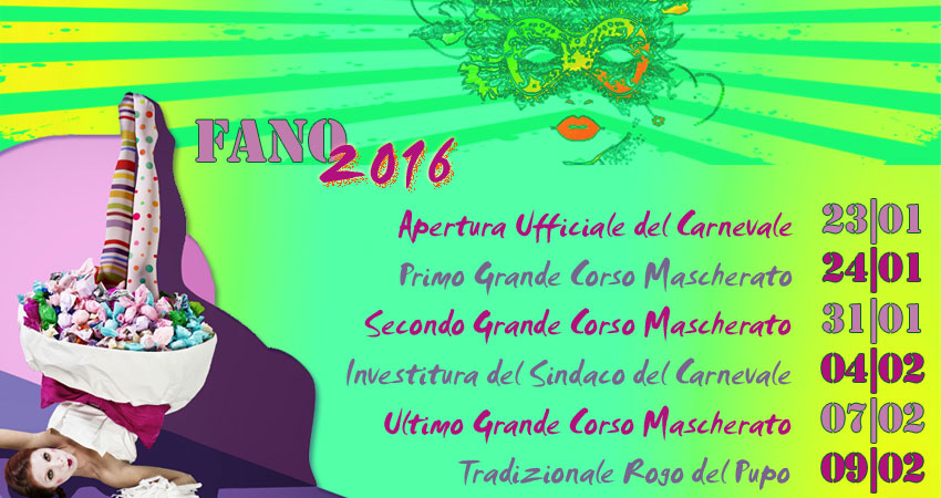 Programma Carnevale di Fano 2016